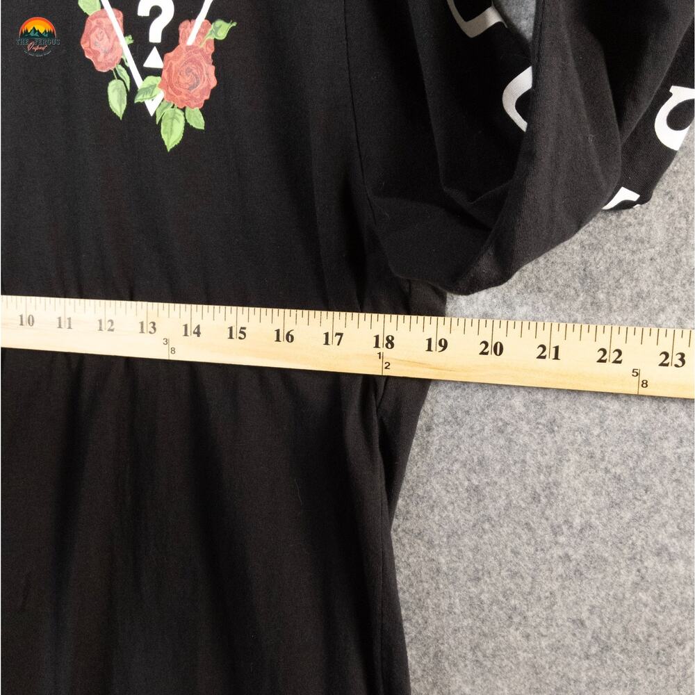 Guess Los Angeles T-Shirt Black Long Sleeve Pullover Crew Streetwear Men's L - Picture 6 of 10